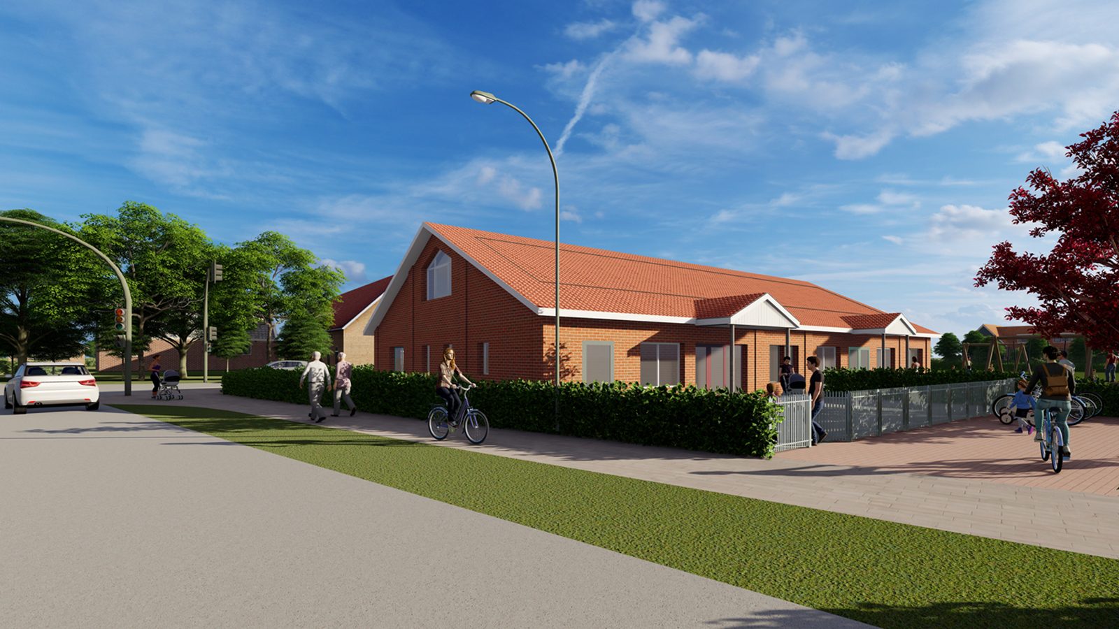 Neubau eines zweizügigen Kindergartens „Kinnerhus“