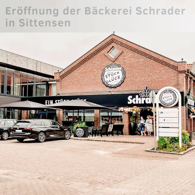 Wir gratulieren @baeckerschrader zur großen Eröffnung der neuen Filiale im Herzen von Sittensen und wünschen allen Besuchern viel Vergnügen bei ihrem nächsten Frühstück vor Ort!🥐 

#einstückglück #baeckerschrader #opening